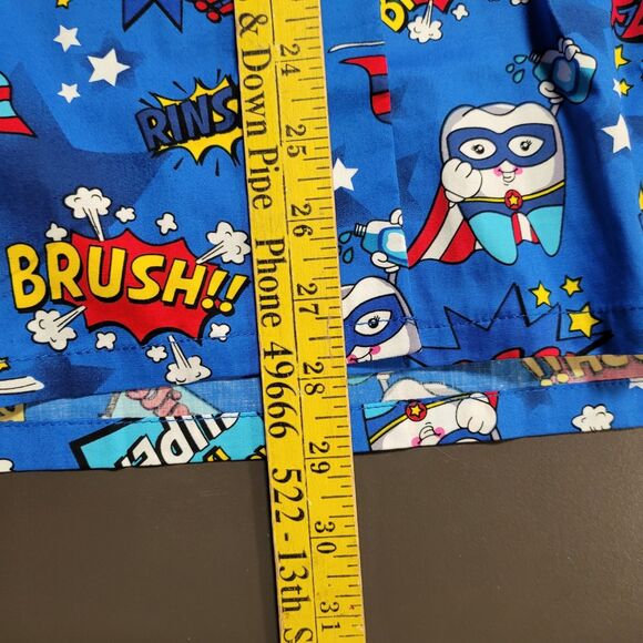 Dickies Dentist Dental Assistant Scrubs Jacket Snap Button Long Sleeve 2XL NEW - Picture 5 of 9